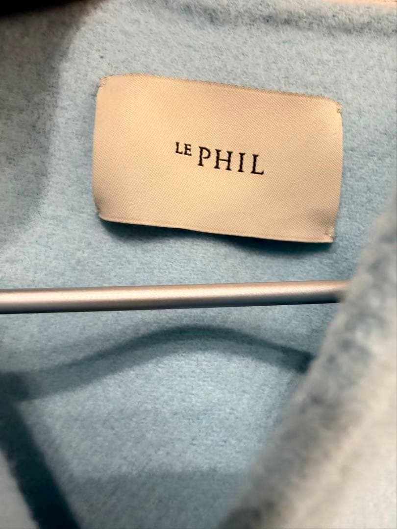 le PHIL ソフトウールリバーポンチョコート