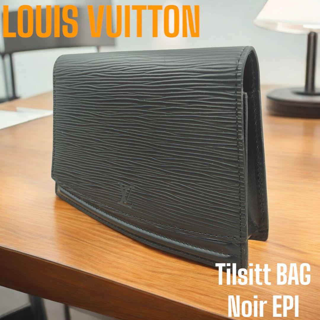 極美品✨ 保存袋付き✨️ルイヴィトン エピ ティルシット ノワール ポーチ