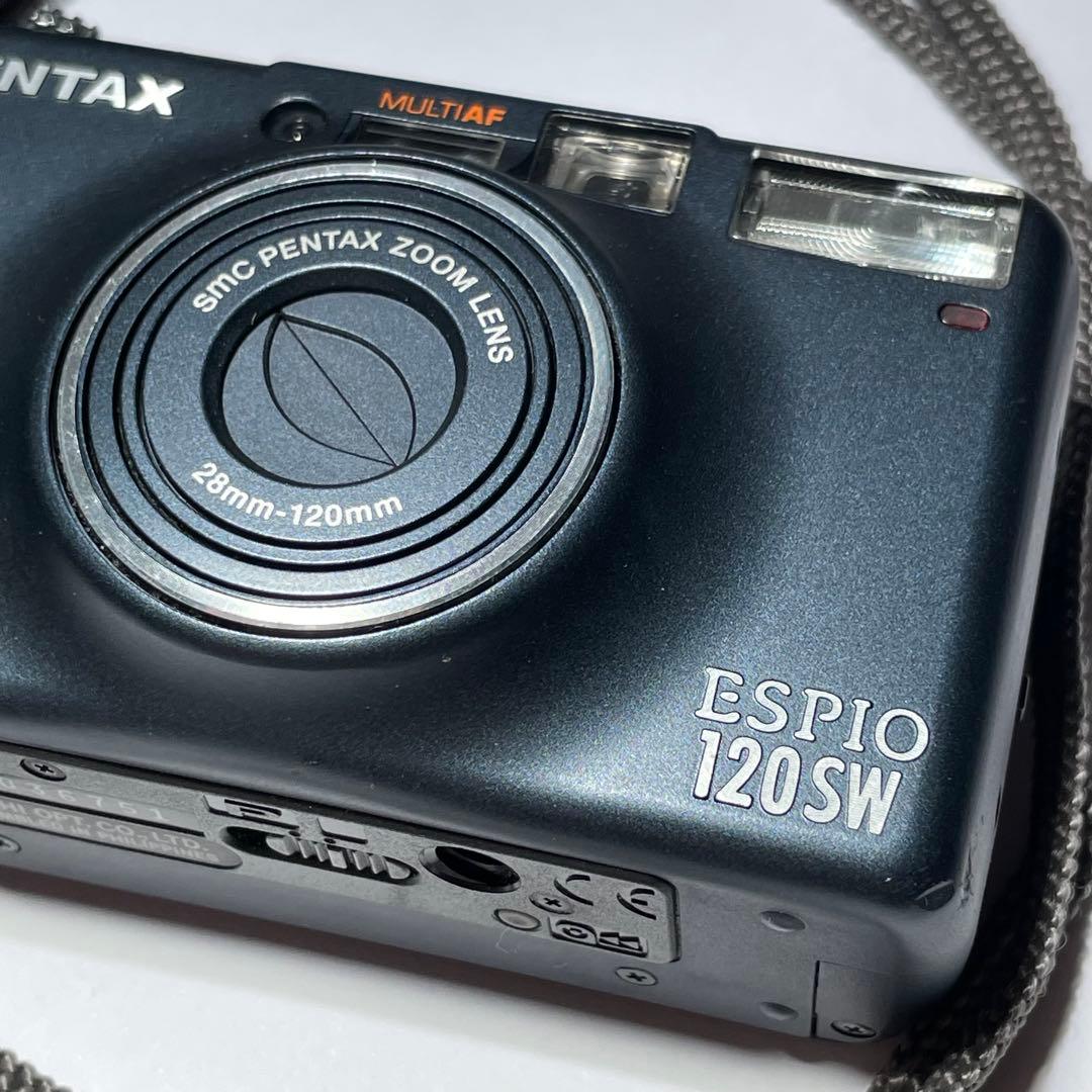 PENTAX ESPIO 120SW 青　フィルムカメラ