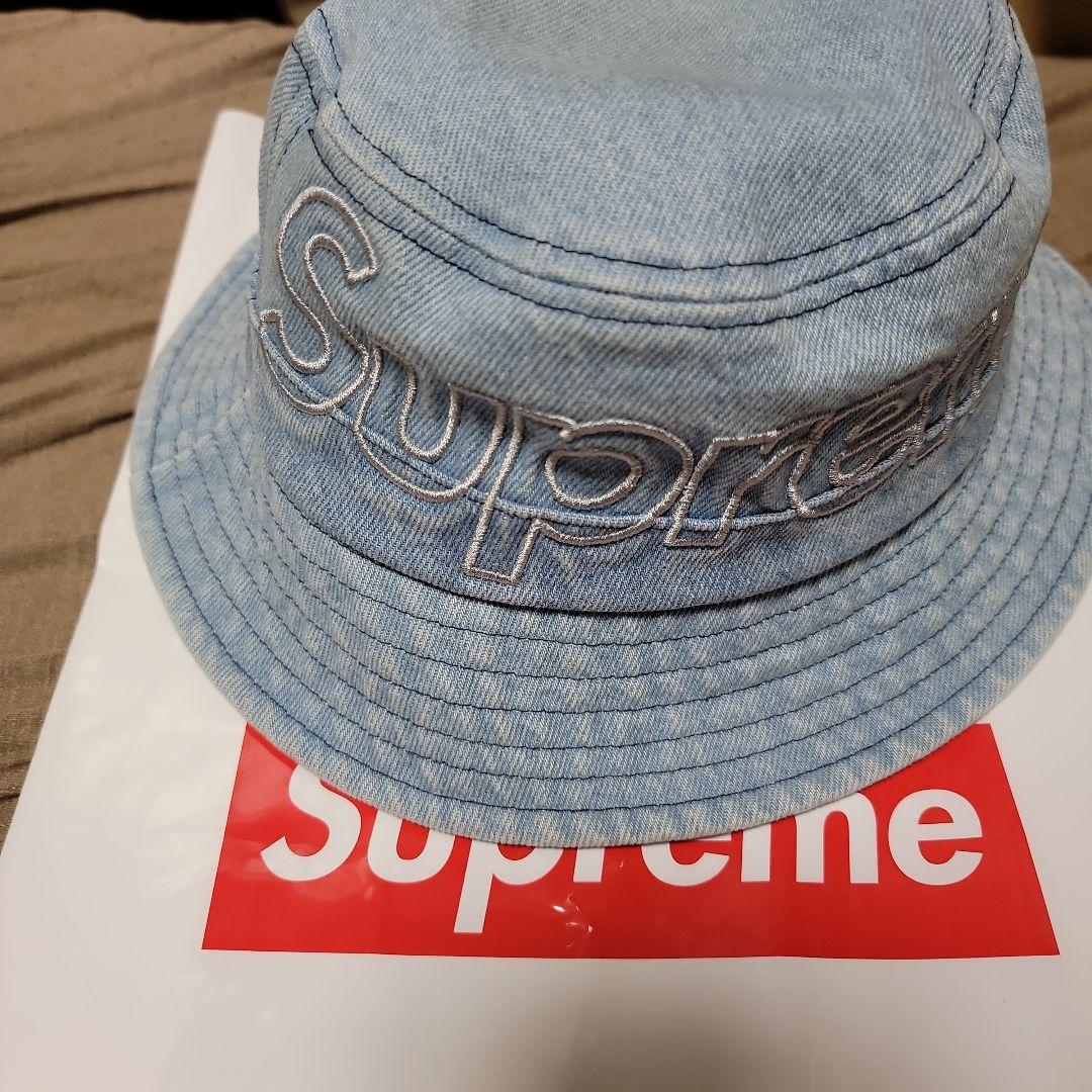 Supreme　デニム柄バケットハット