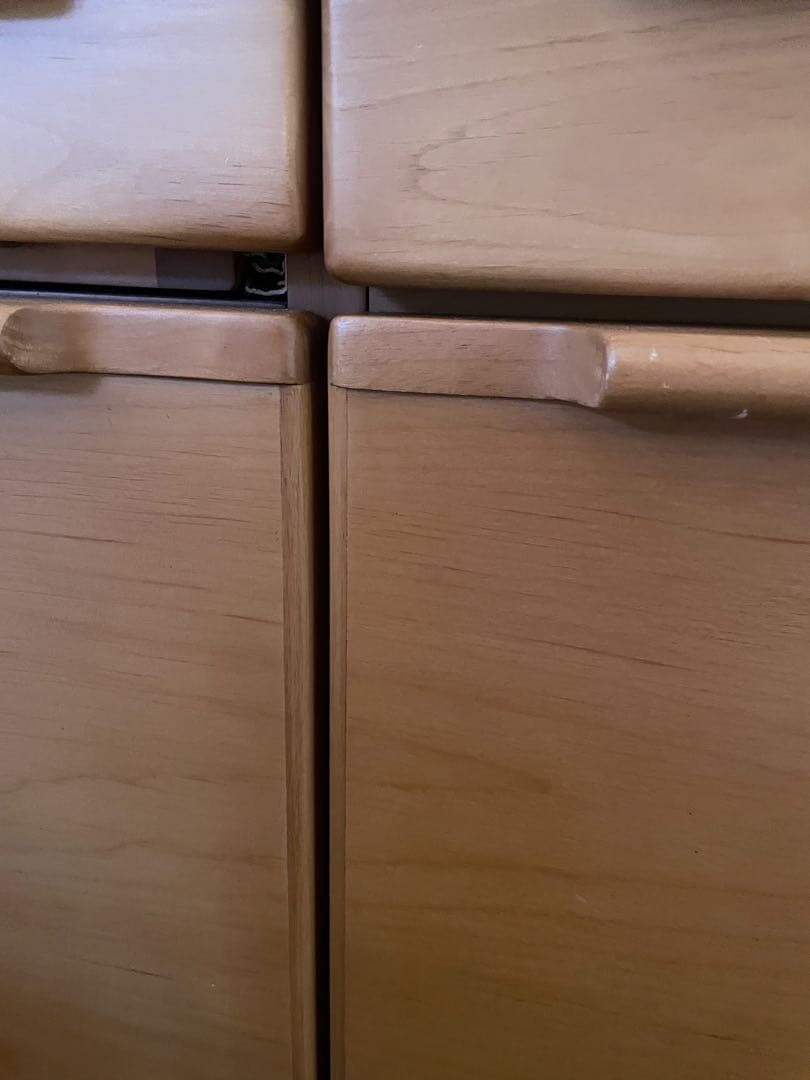 木製キャビネット 3引き出し ナチュラル