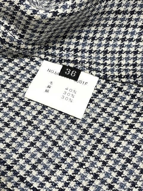 batak house cut 3者混毛 サファリジャケット サイズ36