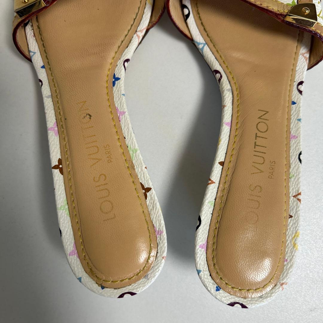LOUIS VUITTON マルチカラー　ミュール　大阪高島屋購入品
