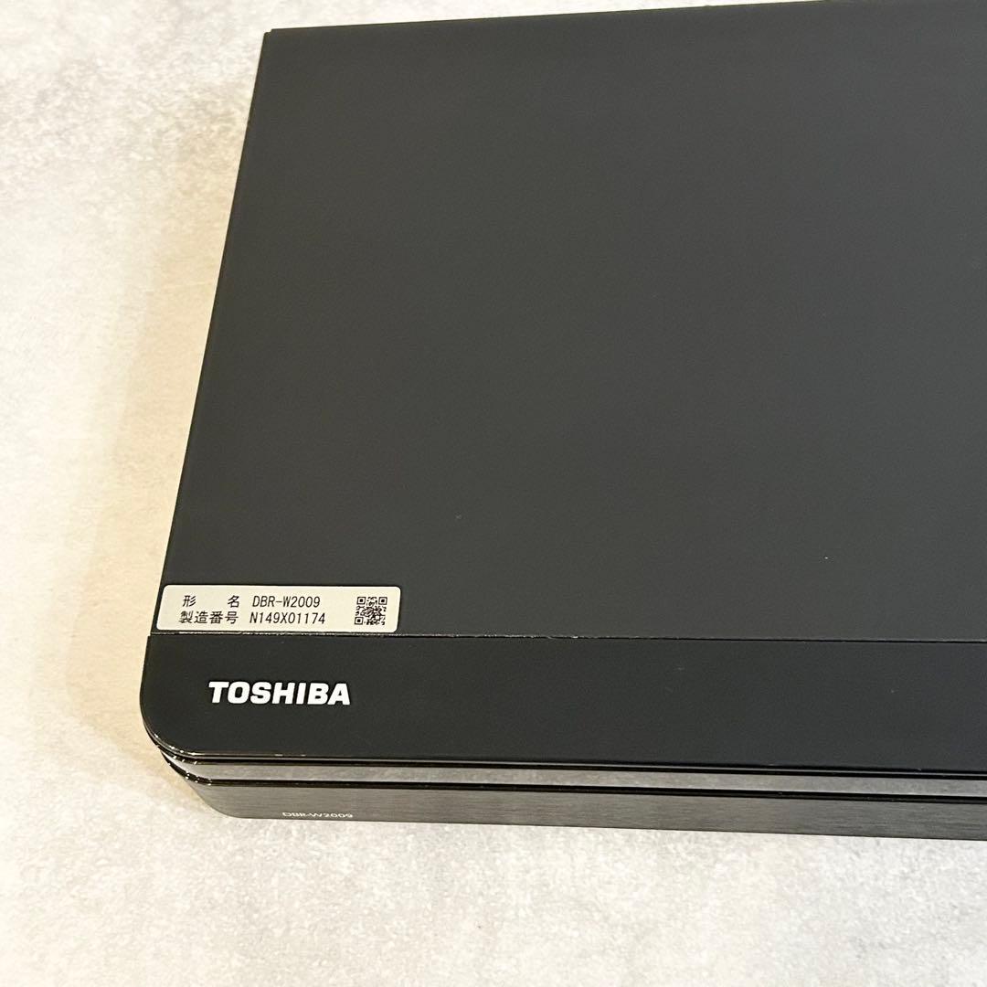 東芝 REGZA ブルーレイレコーダー 2TB DBR-W2009 レグザ