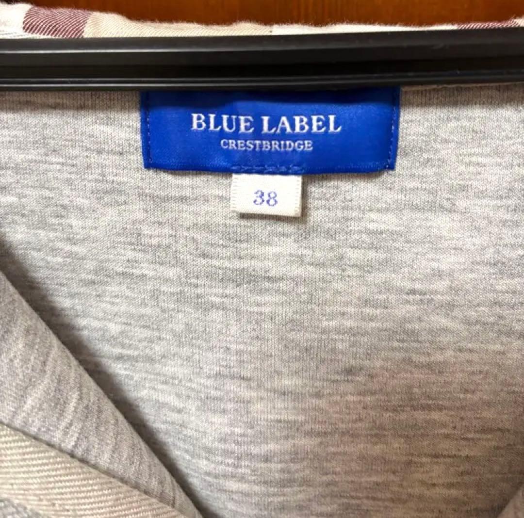 BLUE LABEL CRESTBRIDGE グレー パーカー 38