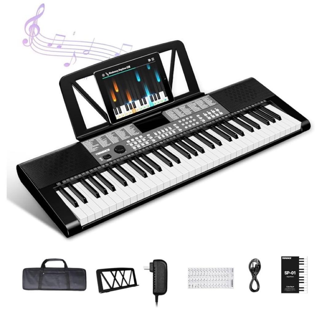 電子ピアノ 61鍵盤 237音色 246リズム 電子キーボード 25デモ曲内蔵
