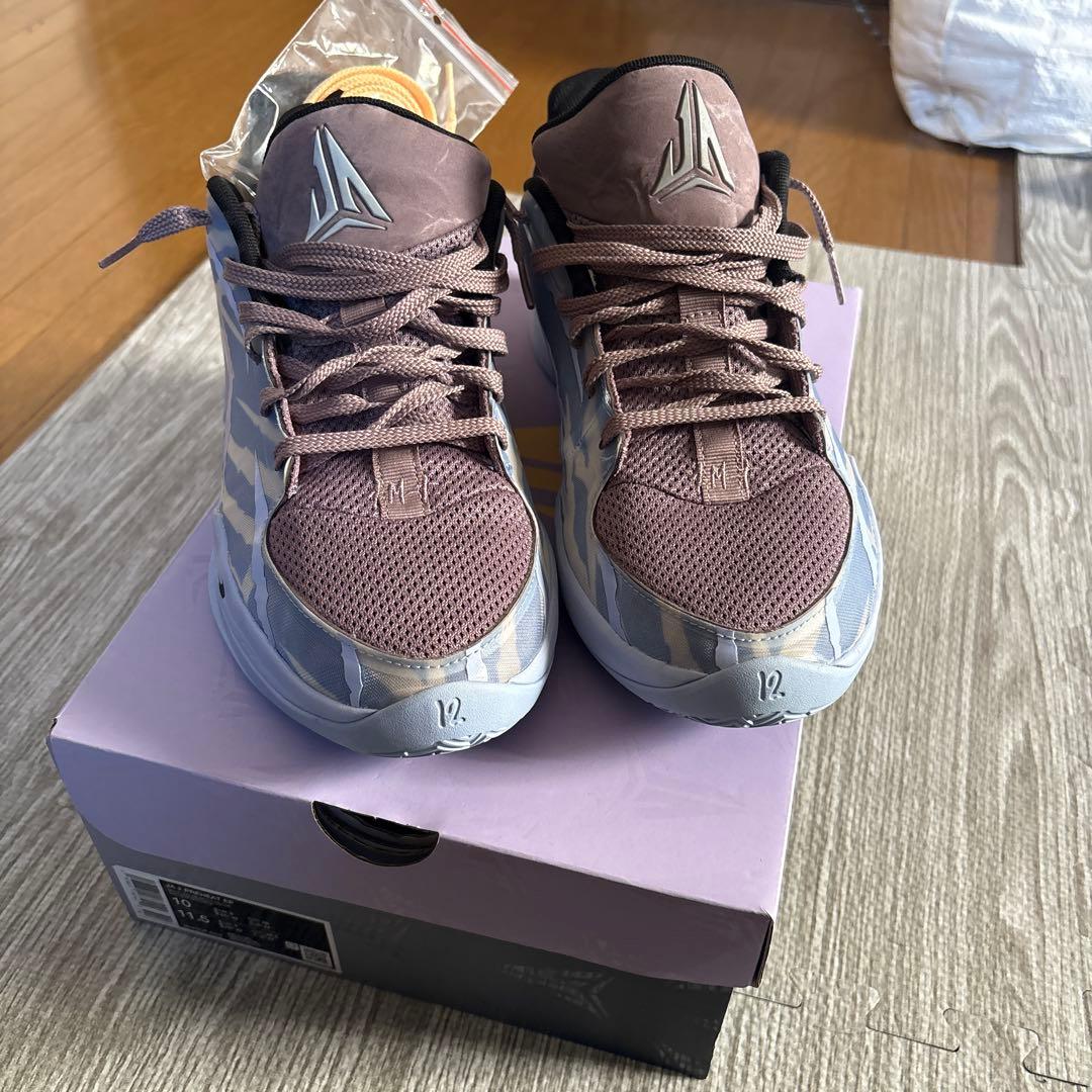 Nike 12:AM バスケットシューズ サイズ28㎝ グレー/パープル