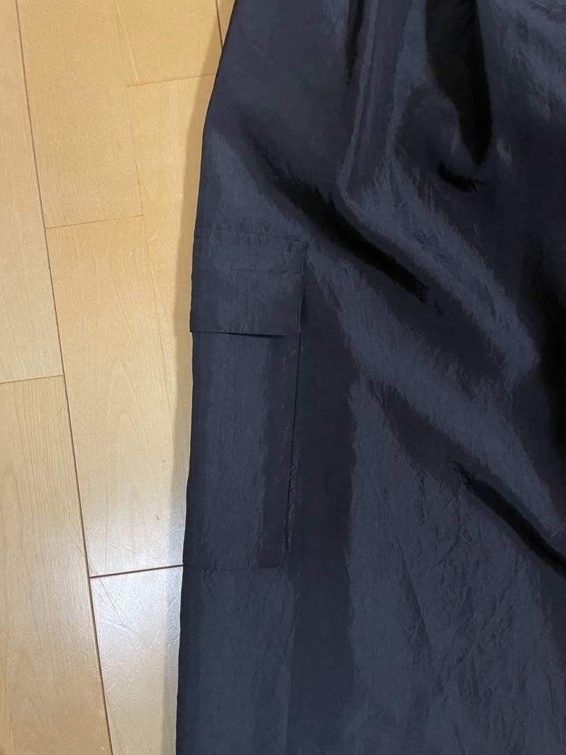 【miiiyu】Lig. wide cargo pants ブラック