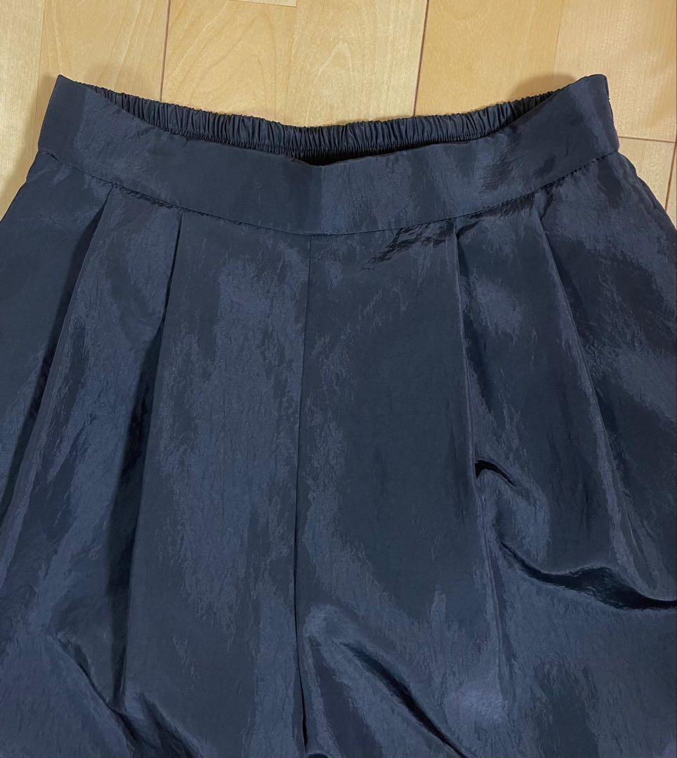 【miiiyu】Lig. wide cargo pants ブラック