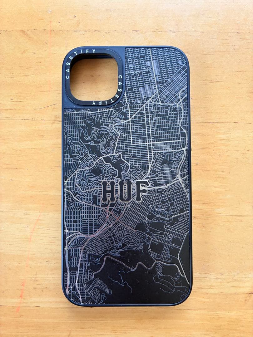HUF 地図デザイン iPhoneケース