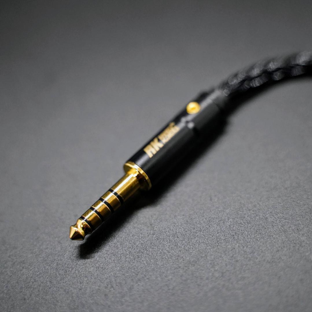 超高評価! SONY MDR-1A 用 最高スペック16芯 OCC銀メッキ 黒