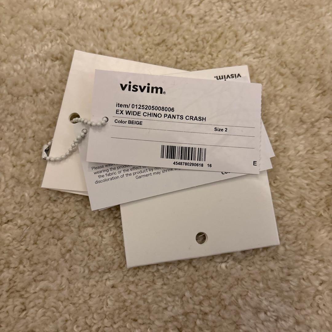 パンツ visvim 25AW EX WIDE CHINO PANTS CRASH