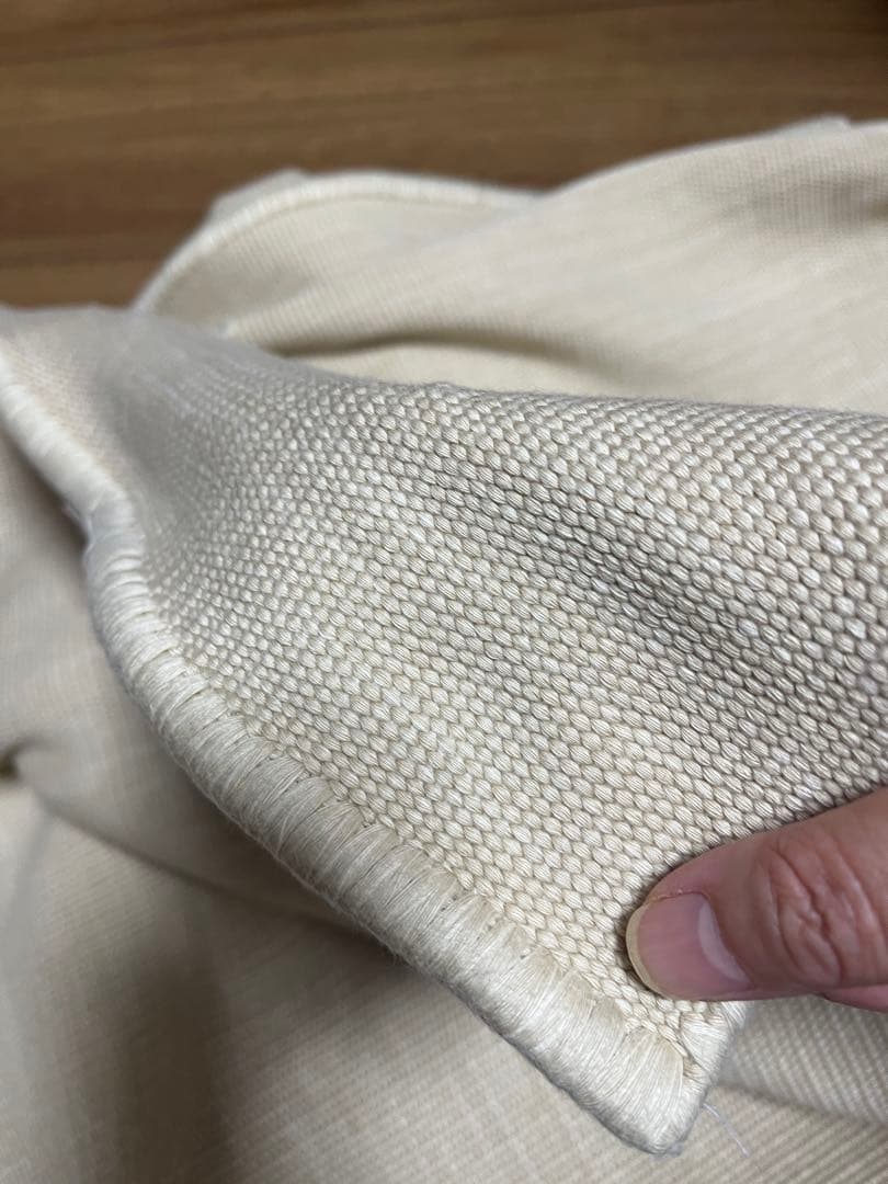 【美品】無印良品　インド綿ラグ　大