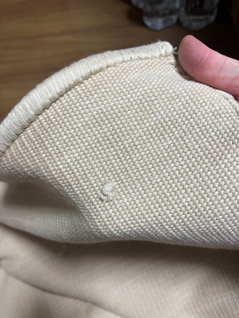 【美品】無印良品　インド綿ラグ　大