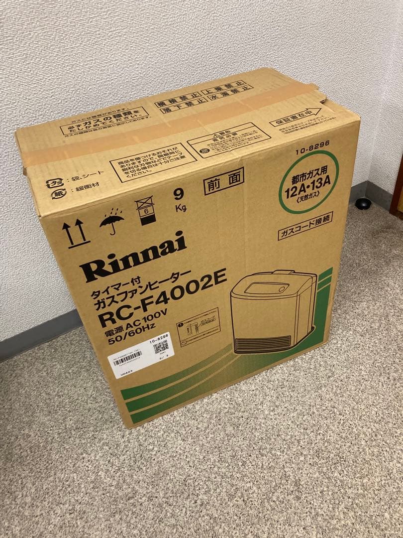 ★新品★送料込み★リンナイ★Rinnai RC-F4002E ガスファンヒーター