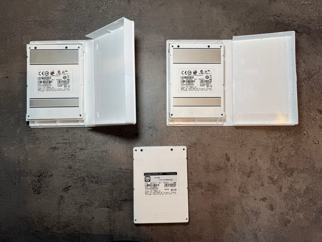 ぴ*☆様 iV 1.0TB/500GBカセットハードディスク5個セット