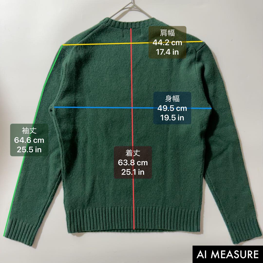 25年製✨️キャメル混 ラルフローレン ポロベア ウールカシミヤニット M相当