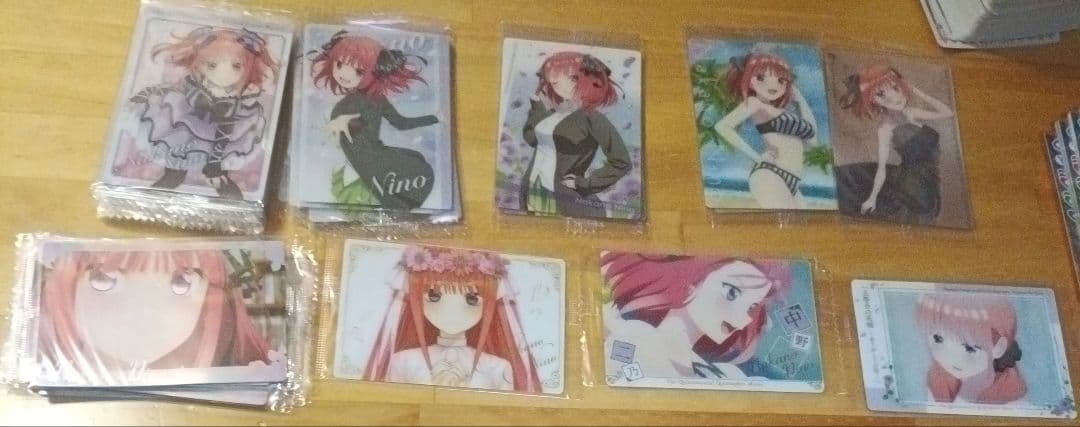 五等分の花嫁　中野二乃　ウエハース　カード