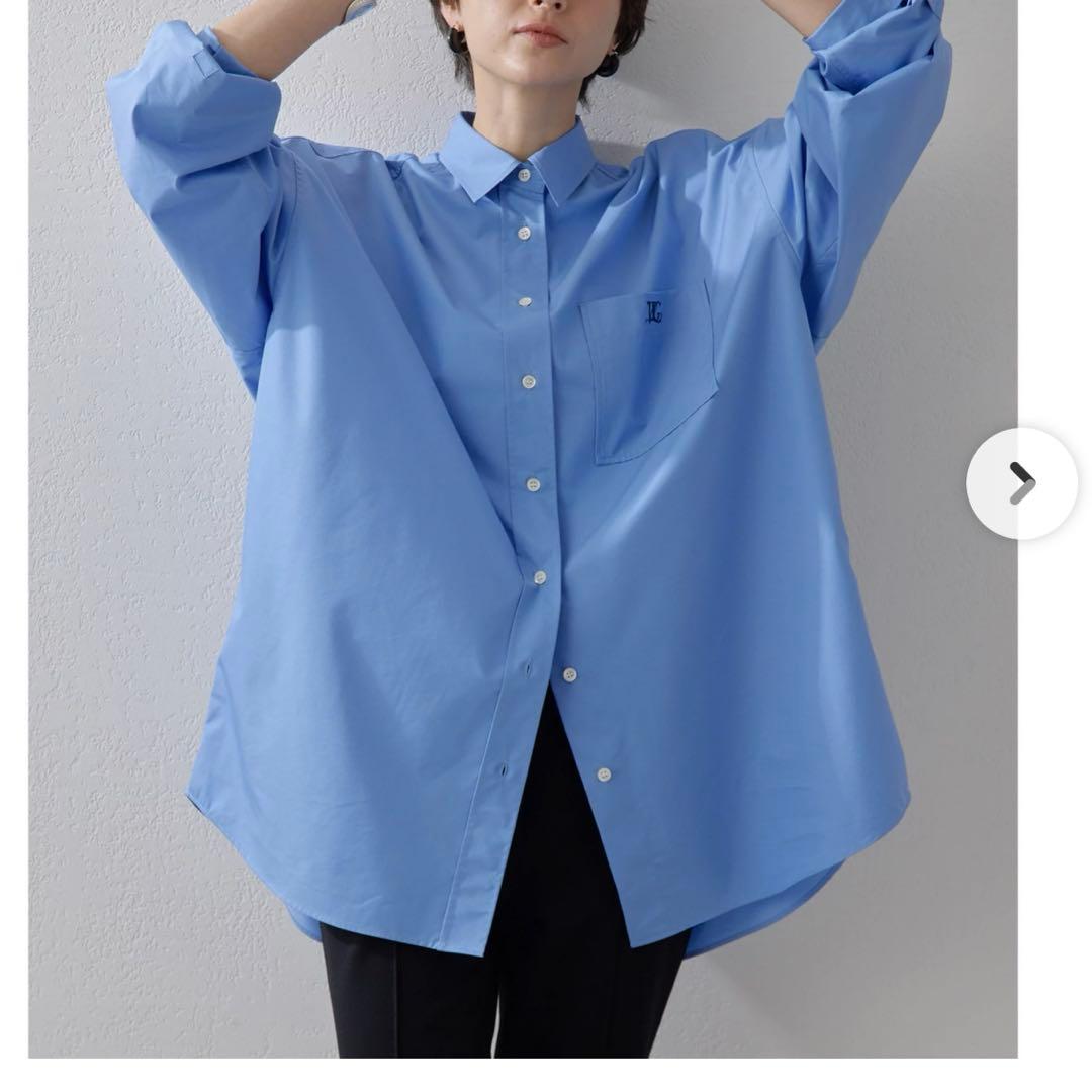 Whim Gazette ロゴシシュウオーバーシャツ　ウィムガゼット