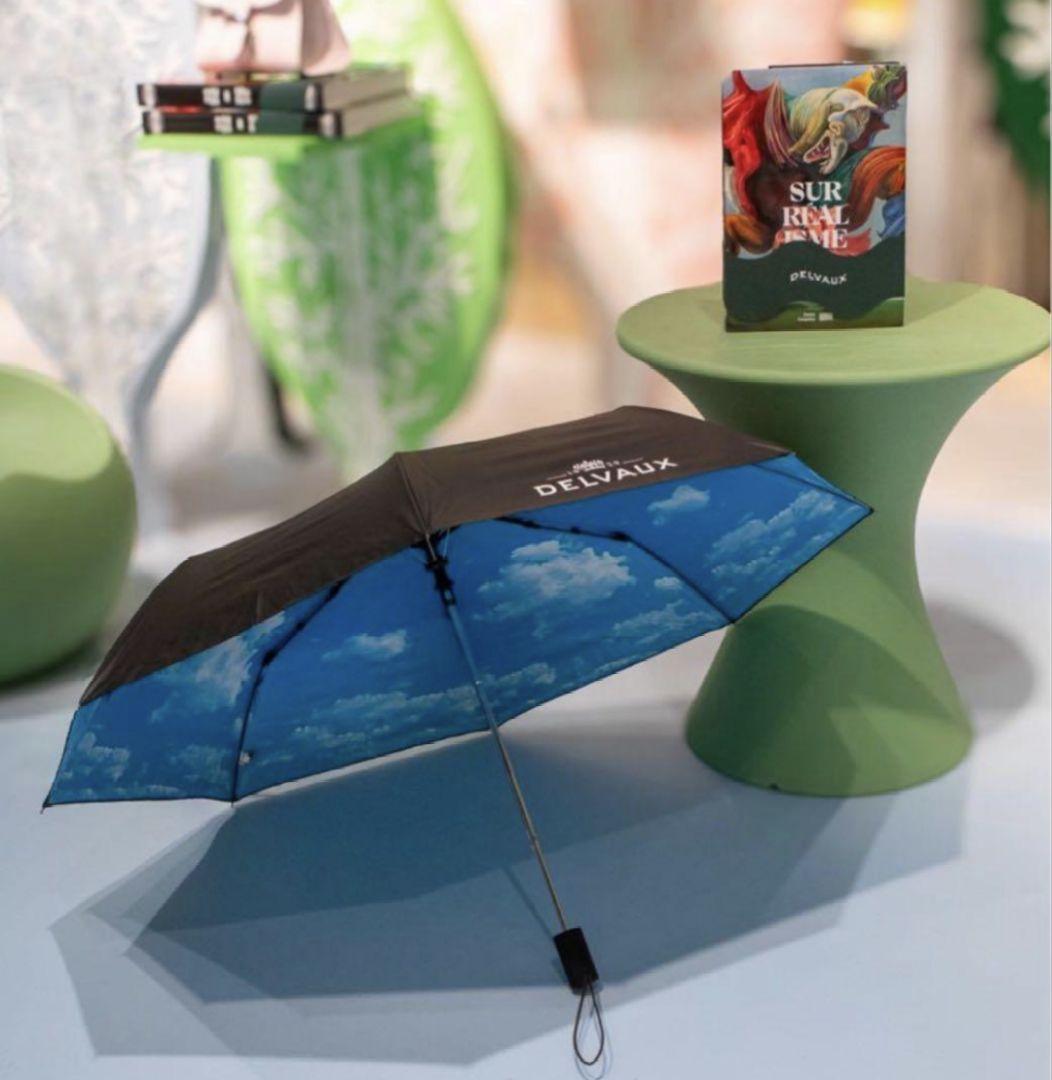 【新品】DELVAUX デルヴォー　折りたたみ傘　マグリット