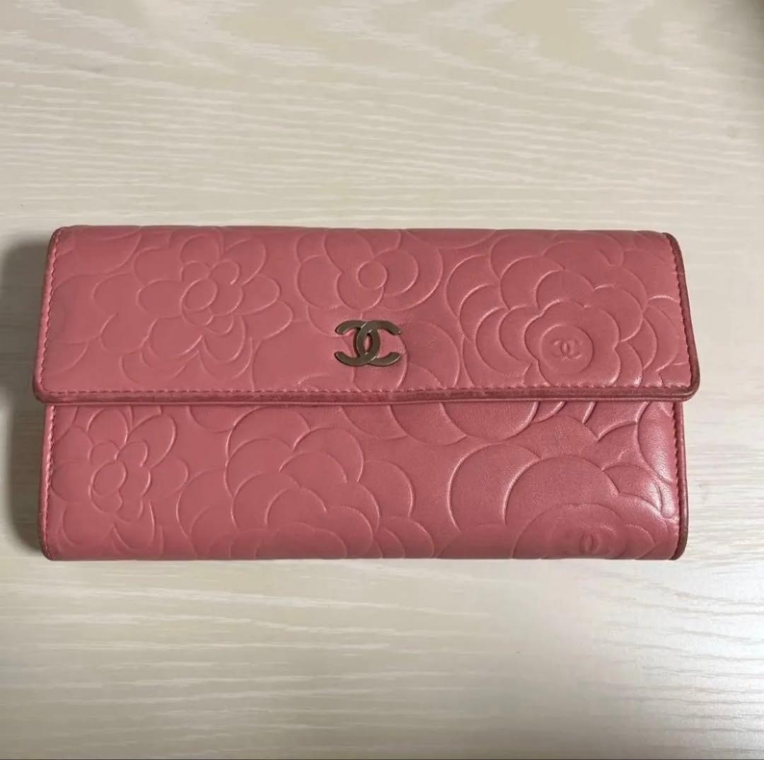 CHANEL カメリア 長財布 ココマーク
