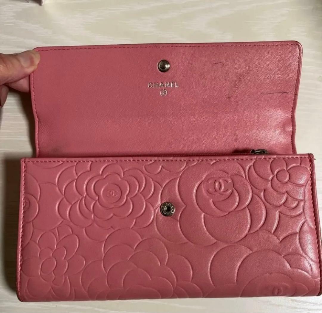 CHANEL カメリア 長財布 ココマーク