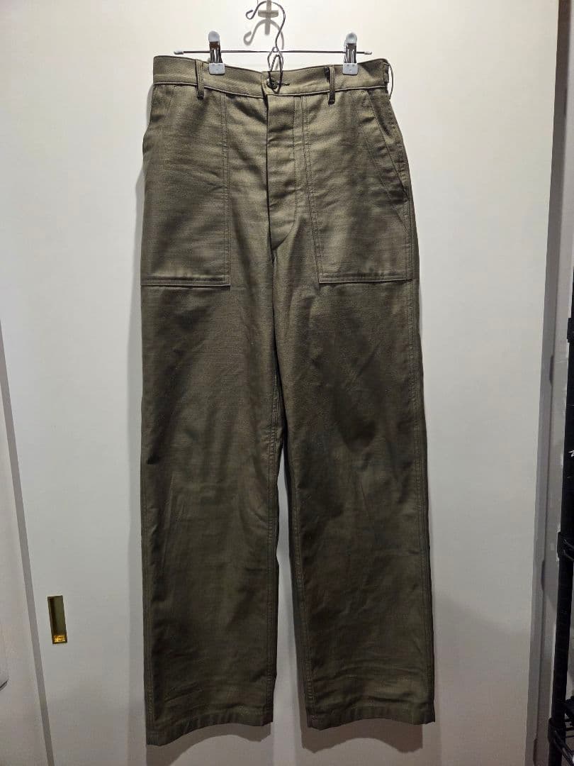 【HYKE(ハイク)】BACK SATIN BAKER PANTS　3