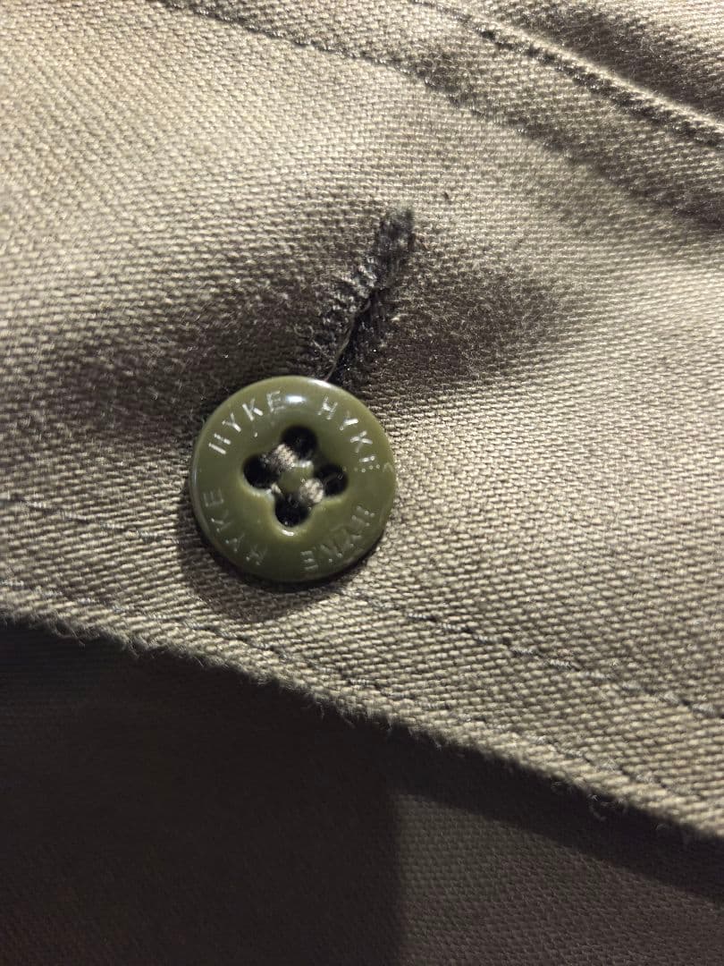 【HYKE(ハイク)】BACK SATIN BAKER PANTS　3