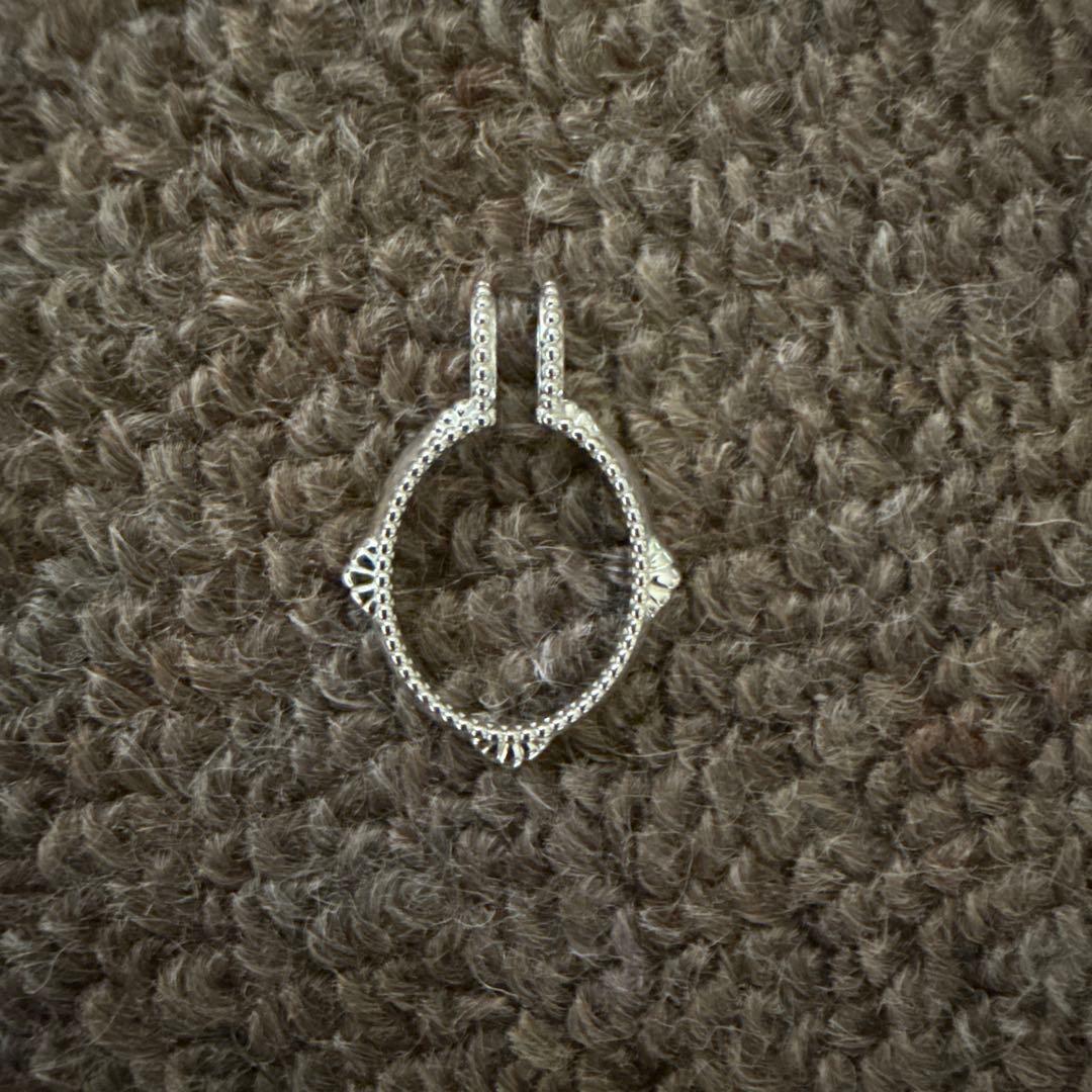 し*ん様 ゆきりん　agete シルバーフレームチャーム