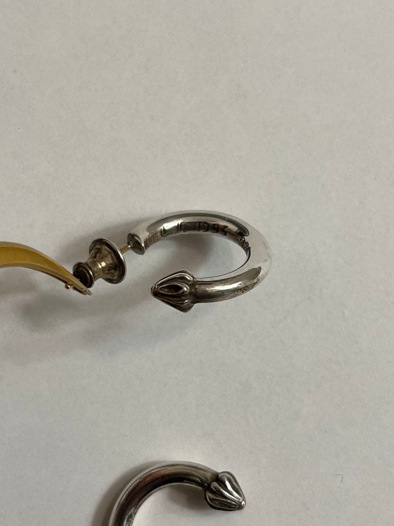 クロムハーツ　プレーンフープピアス