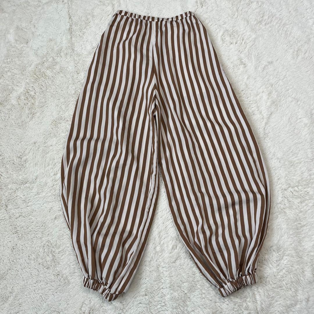 美品♡ナゴンスタンス サーカスパンツ サルエルパンツ ストライプパンツ 36