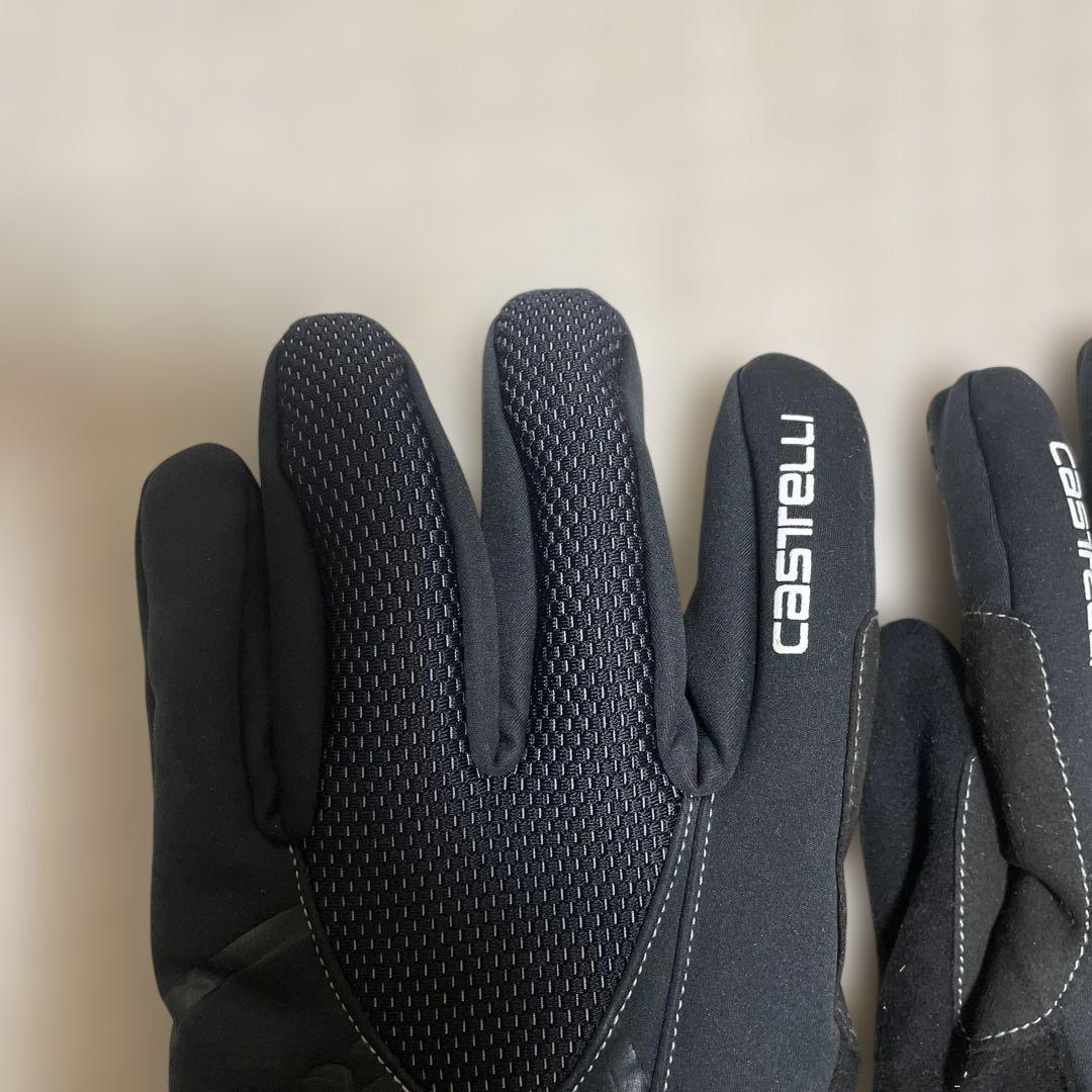 カステリ冬用　黒　-5℃ ESTREMO GLOVE ROSSO CORSA