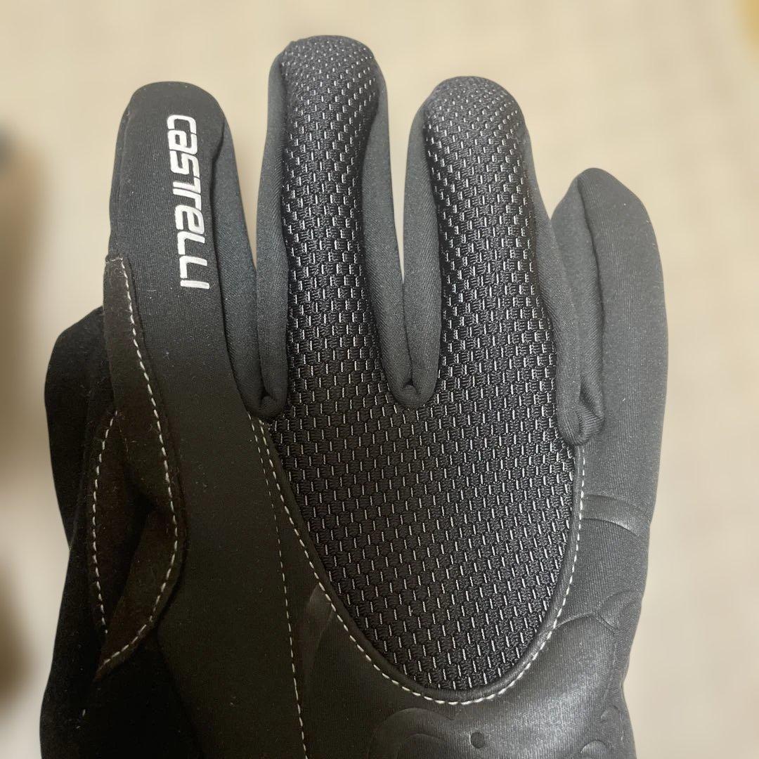 カステリ冬用　黒　-5℃ ESTREMO GLOVE ROSSO CORSA