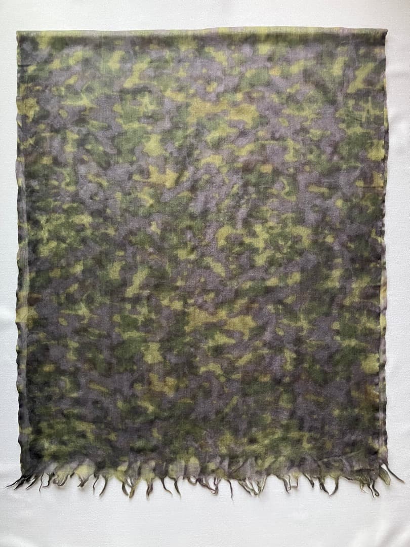 最終セール！DRIES VAN NOTEN カモフラージュ大判ストール