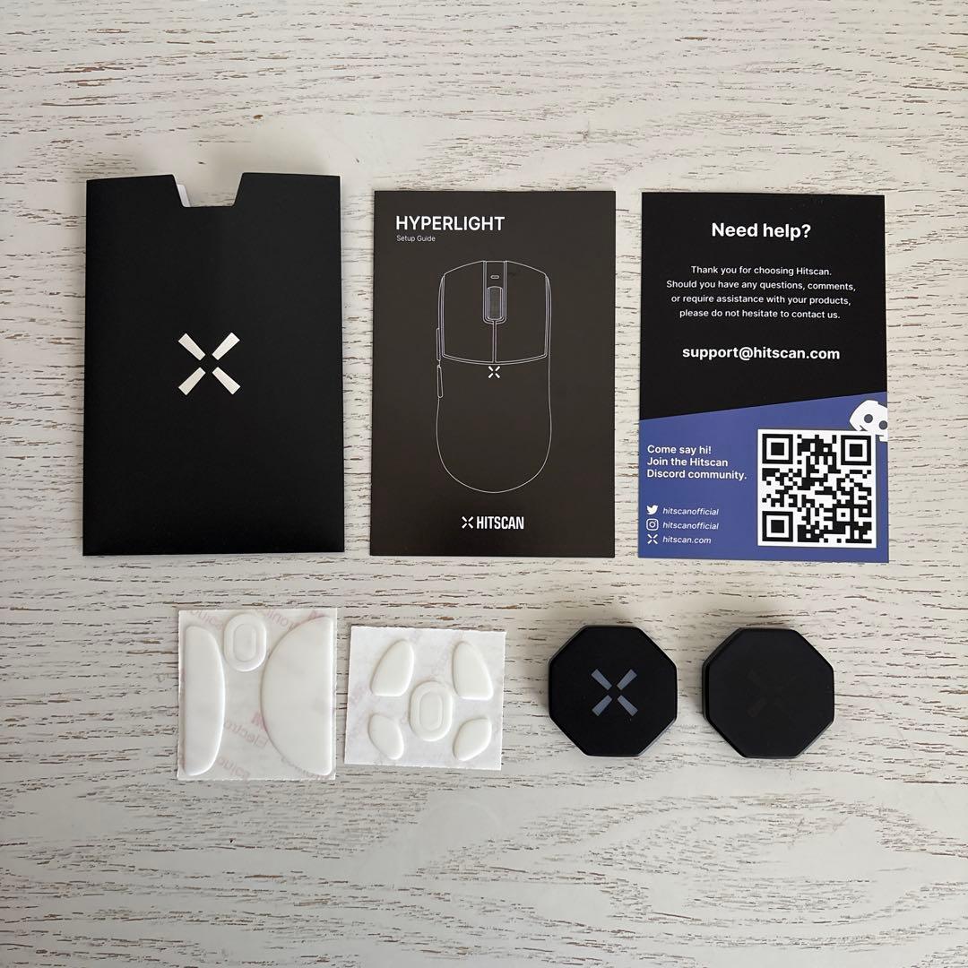 HITSCAN HYPERLIGHT ブラック マウス 本体