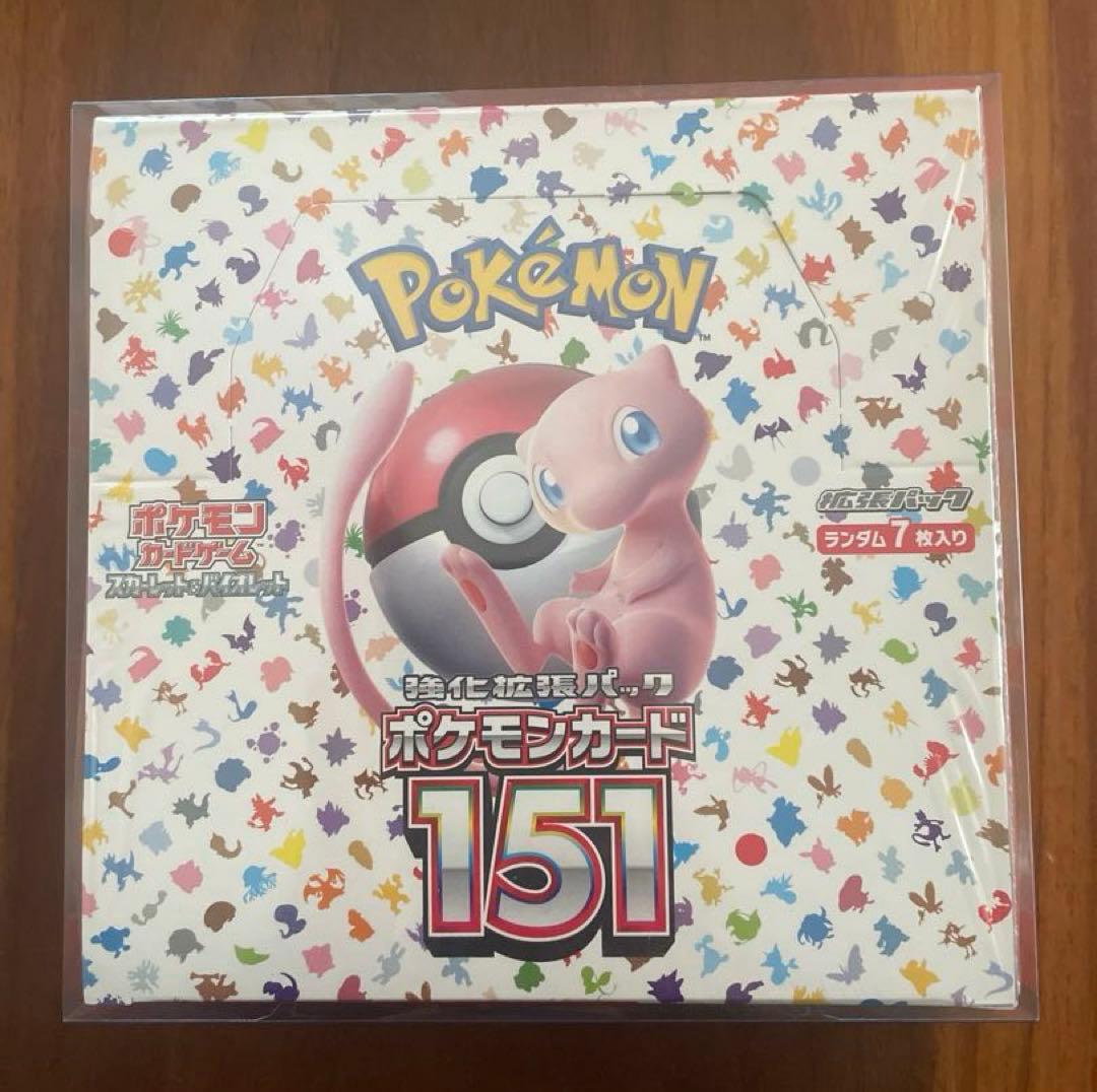 ポケカ　151 シュリンク付　1BOX 一部破れや傷あり