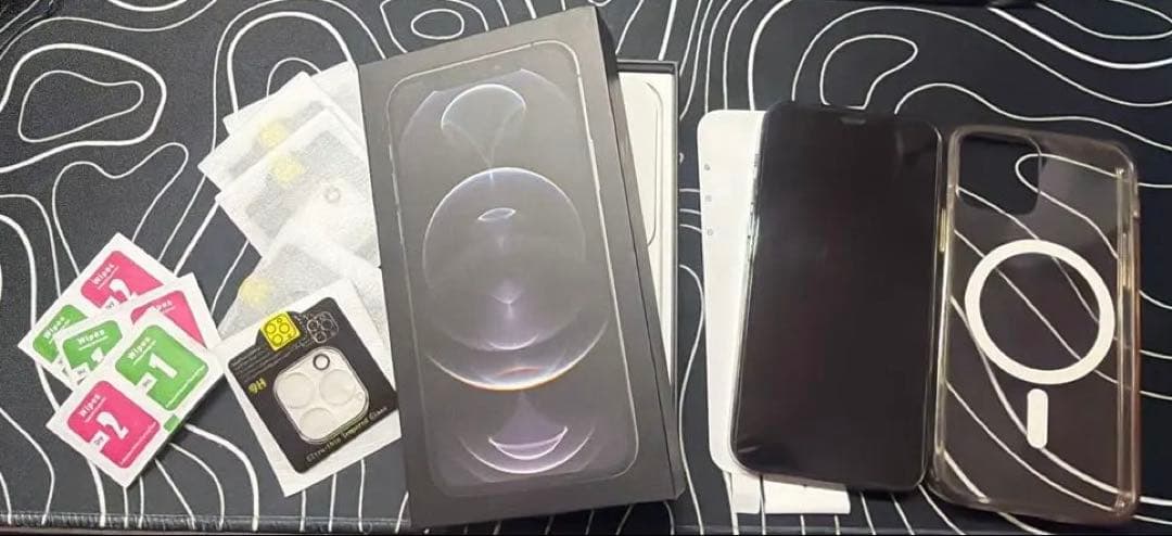 バッテリー交換済 iPhone12pro SIMフリー256GB グラファイト