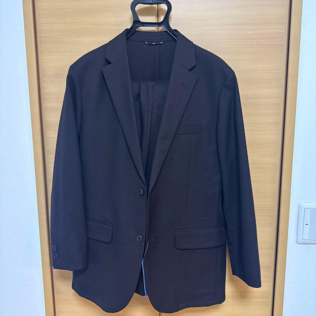 SHIPS ダークブラウン テーラードジャケット