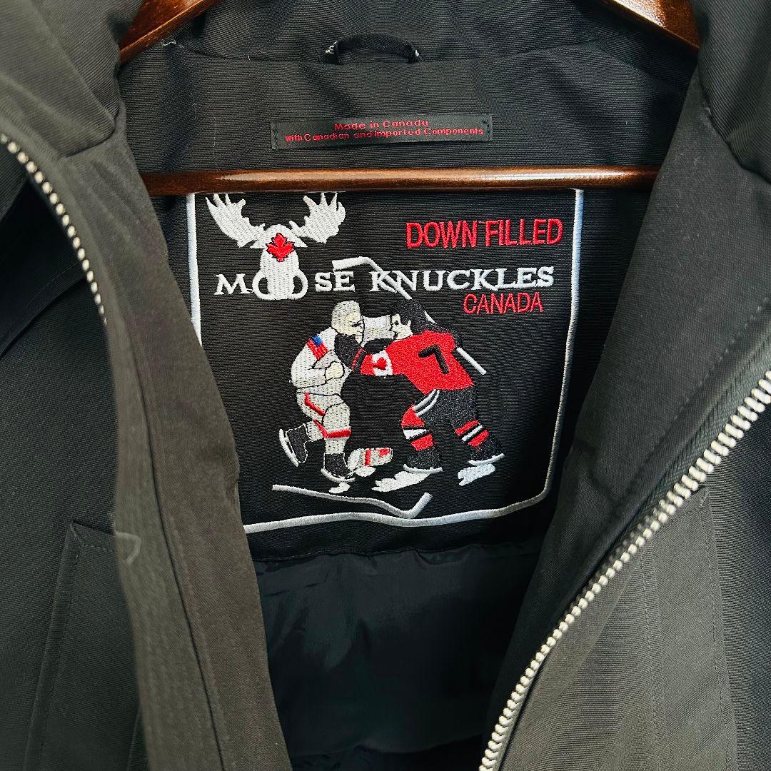MOOSE KNUCKLES ブラック ダウンジャケット Sサイズ