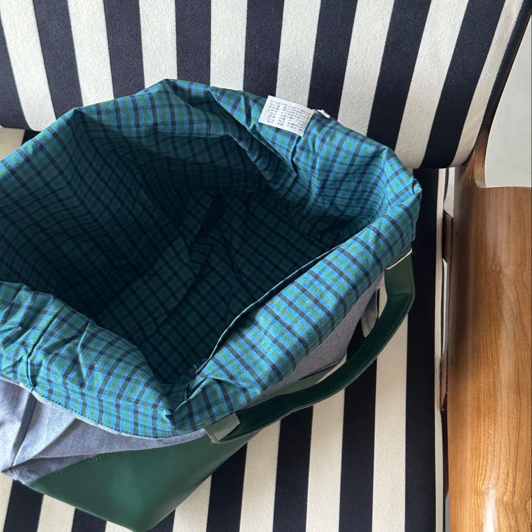 新品未使用　紀伊国屋書店×familiar コラボデニム バッグ