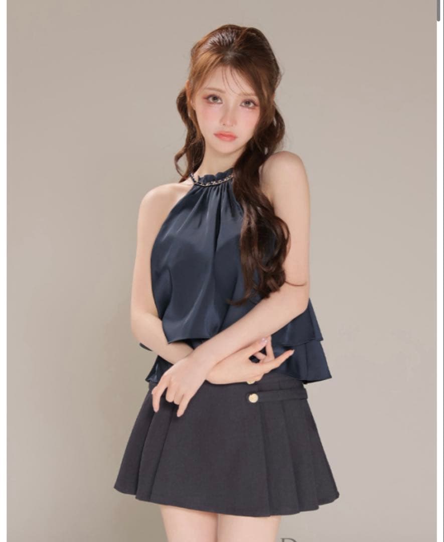 DEA. ブラックキャミソール＆スカートセット S