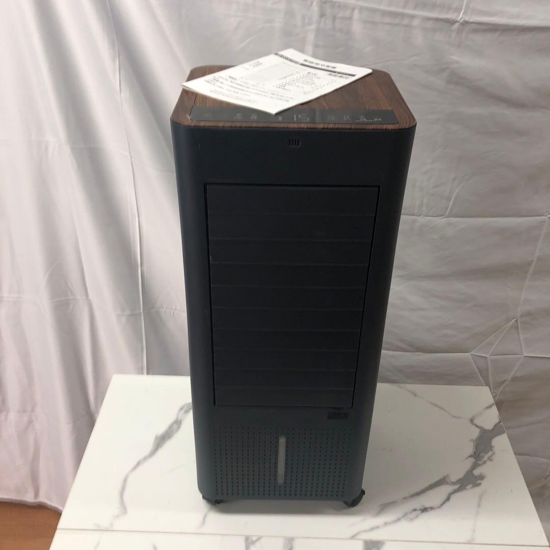 【美品】株式会社Ra　電気冷風機　FKT007R　ブラック　ウッド調　説明書　D