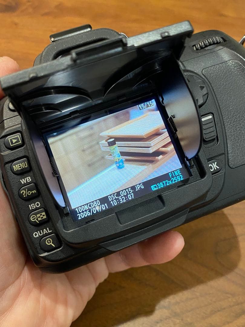 Nikon D80 CCDデジタル一眼レフカメラ ショット数　291枚