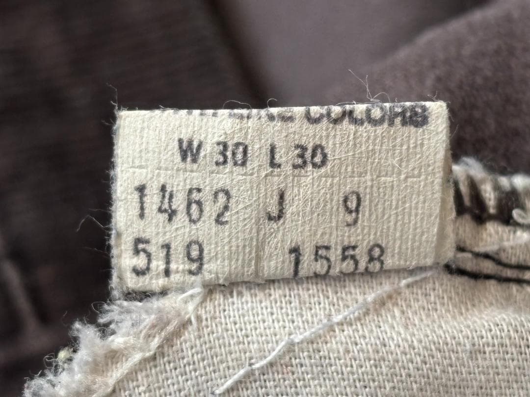 80年代 リーバイス 519 コーデュロイパンツ W30 タロン42 USA製