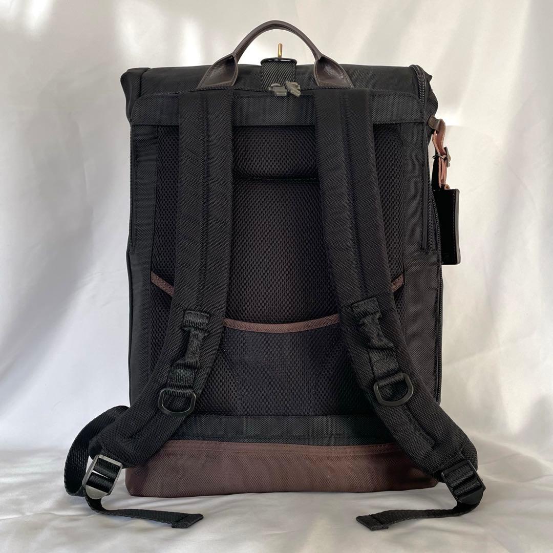 TUMI リュック 222388HK2 ロールトップ バックパック 黒 ビジネス