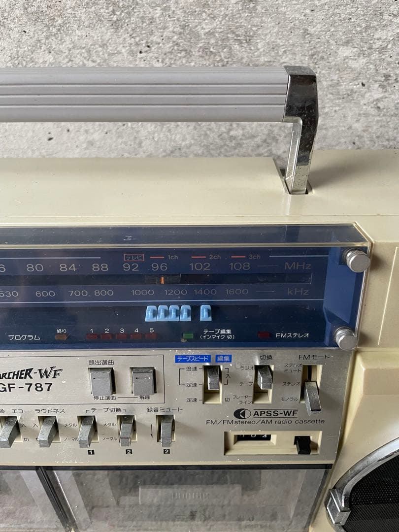 SHARP GF-787 ラジカセ THE SEARCHER-WF