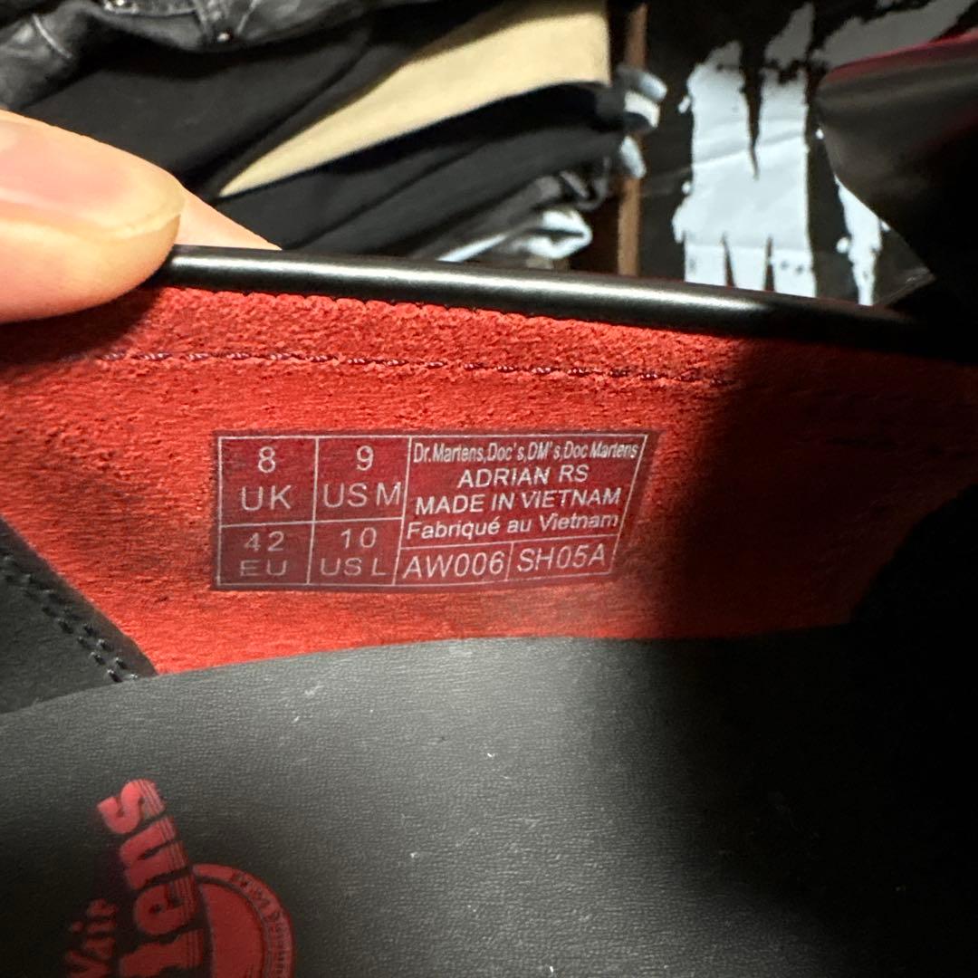 Dr. Martens タッセルローファー　赤ステッチ