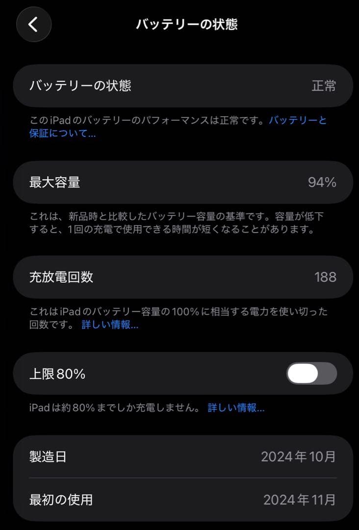 iPad本体 iPad mini A17Pro Wi-Fi + Cellular 512GB