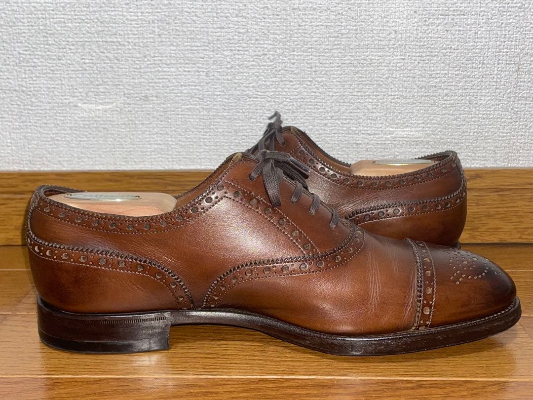 【美品】エドワードグリーン 金枠旧ロゴ ガドガン 5.5E 202ラスト