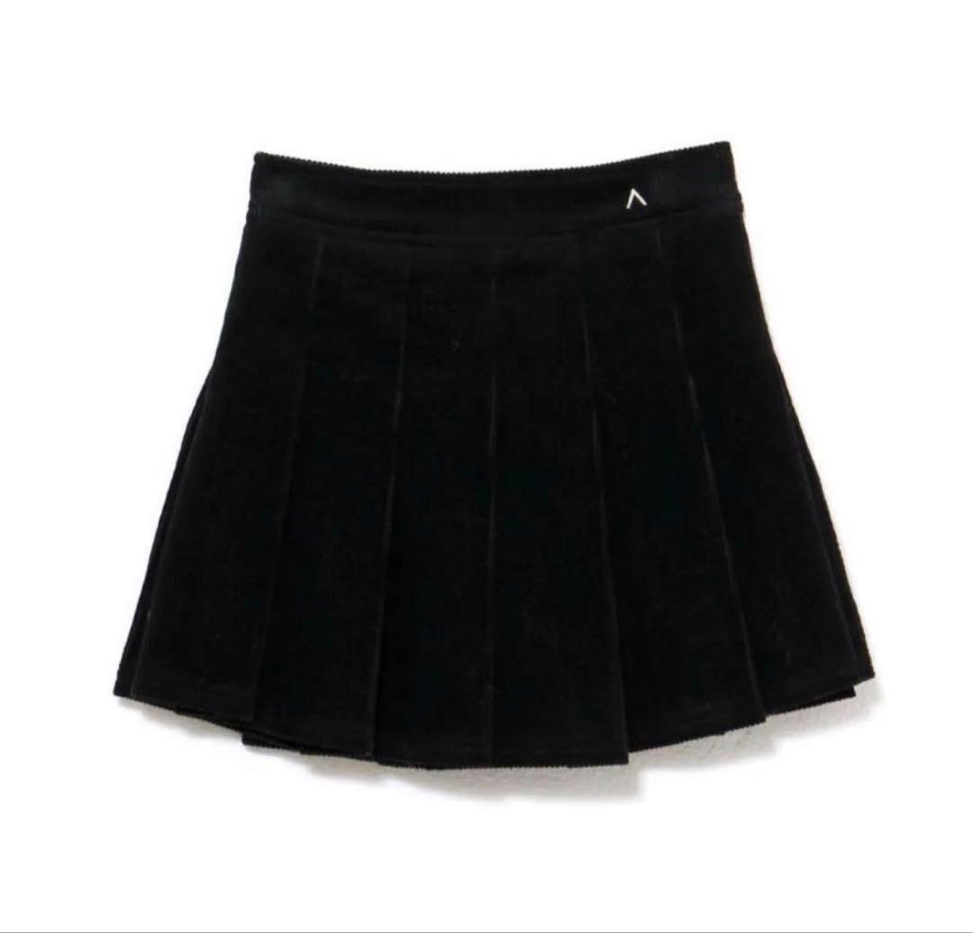 スカート Amanda pleats skirt black